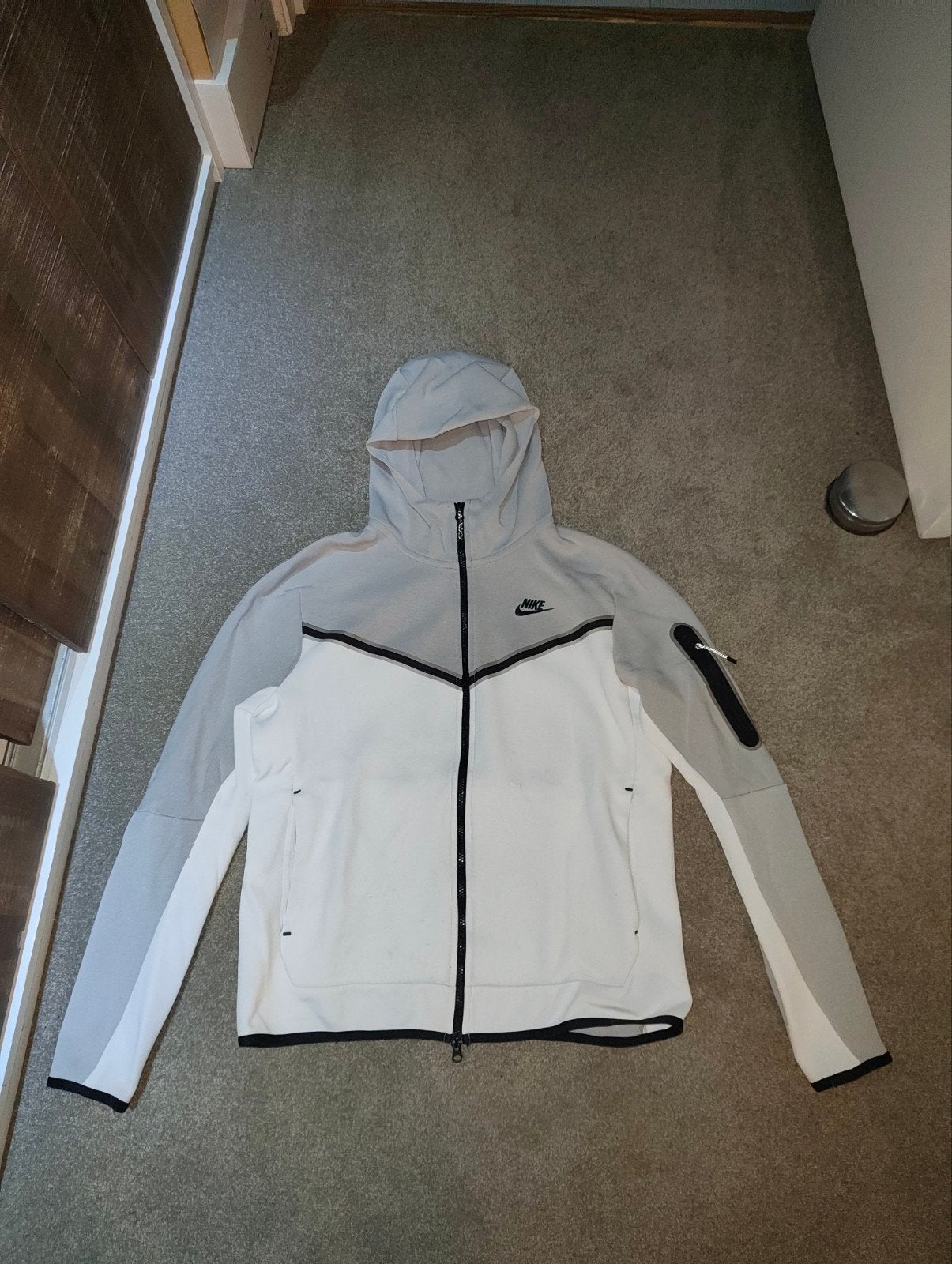 Nike Tech Fleece vest, Ophalen of Verzenden, Zo goed als nieuw, Grijs, Nike