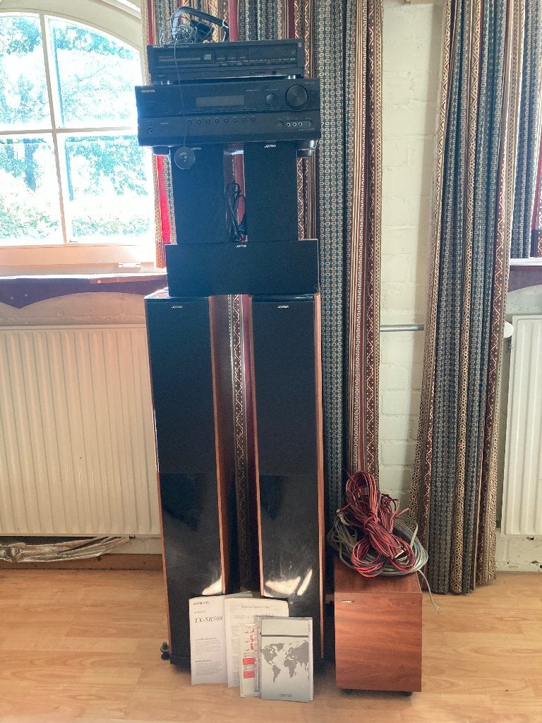 Complete stereo set, versterker/cd speler/dolby surround, Ophalen, Gebruikt, Tuner of Radio, Overige merken