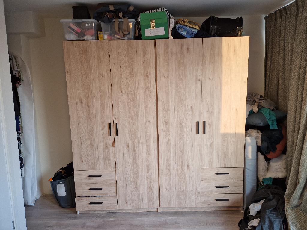 2 Kledingkasten, Huis en Inrichting, Kasten | Kledingkasten, Zo goed als nieuw, 150 tot 200 cm, 50 tot 100 cm, 50 tot 75 cm, Met lade(s)