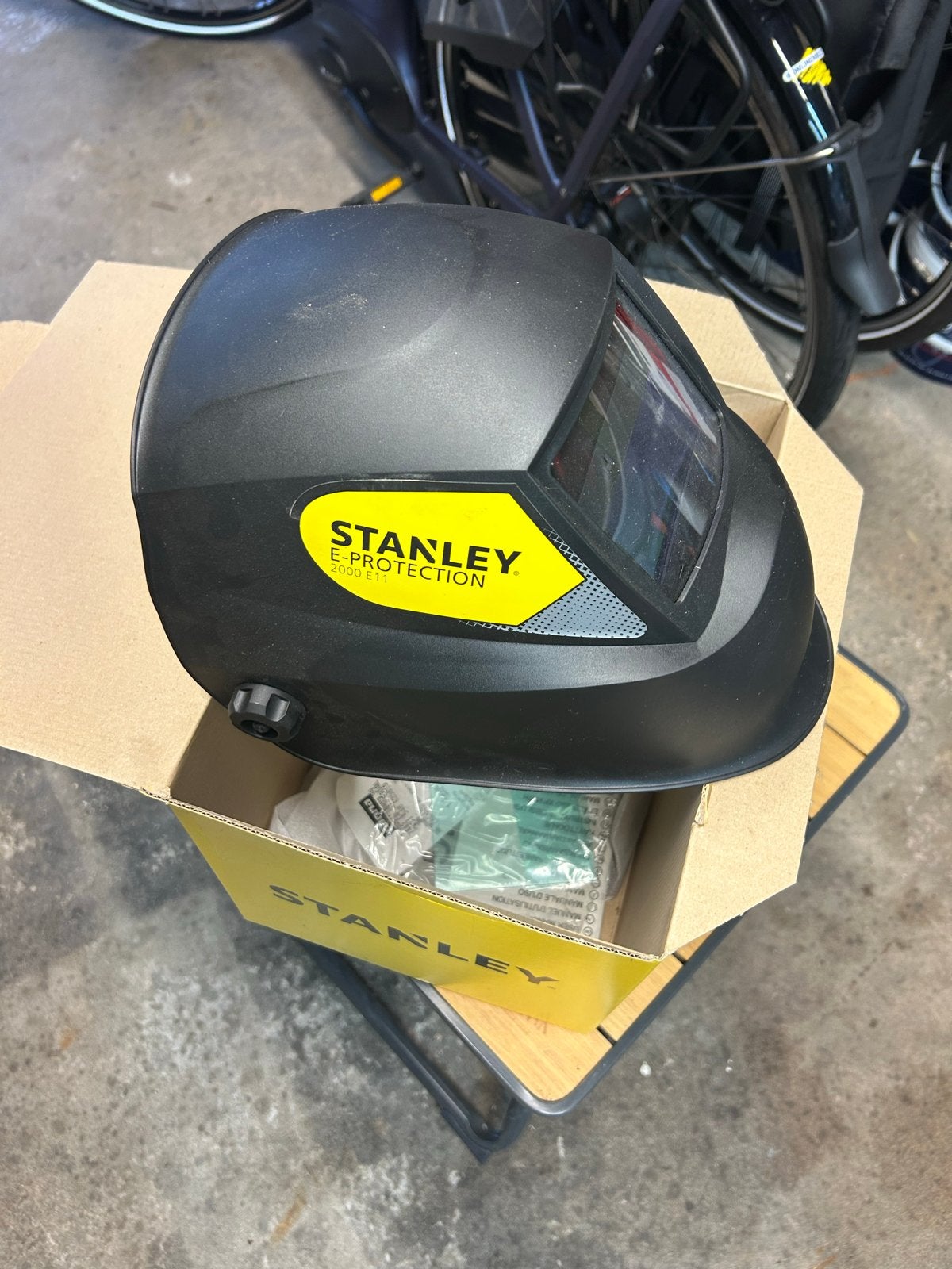 Stanley laskap nieuw in doos, Lasfilter, Ophalen, Nieuw