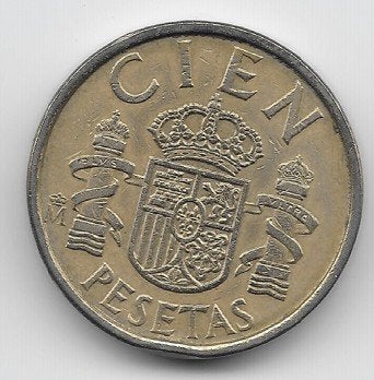 Spanje 100 pesetas 1986 KM# 826, Verzenden, Overige landen, Losse munt