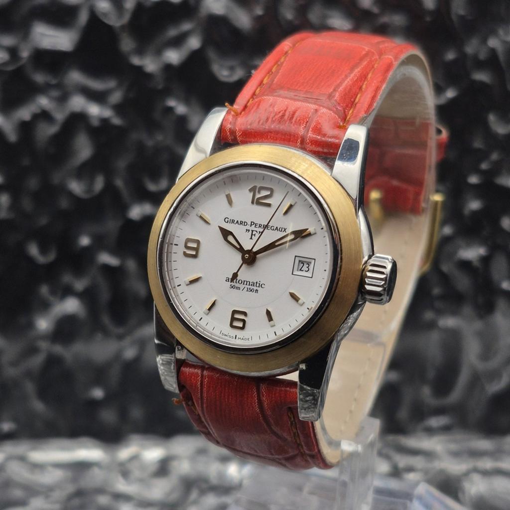 Girard-Perregaux "F" Ref. 8039 Automaat 18K Goud Bezel 29mm, Overige merken, IOS, Ophalen of Verzenden, Zo goed als nieuw