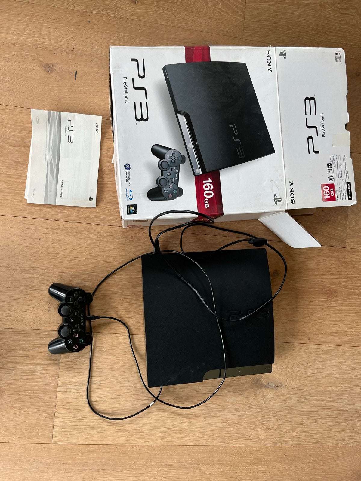 Sony PlayStation 3 (PS3) 160GB met controller en doos, Spelcomputers en Games, Games | Sony PlayStation 3, Gebruikt, Vanaf 18 jaar