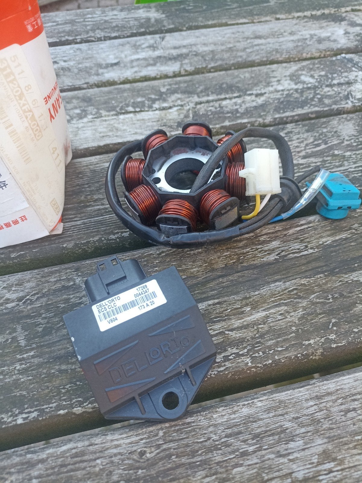 DELLORTO Ecu euro 4 en Stator voor snor Scooter/Brommer, Ophalen, Gebruikt