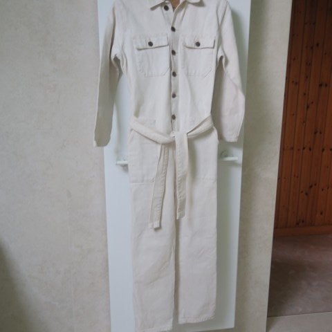 Denim jumpsuit met riem American Vintage mt 34 (38), Maat 38/40 (M), Overige kleuren, Ophalen of Verzenden, Zo goed als nieuw