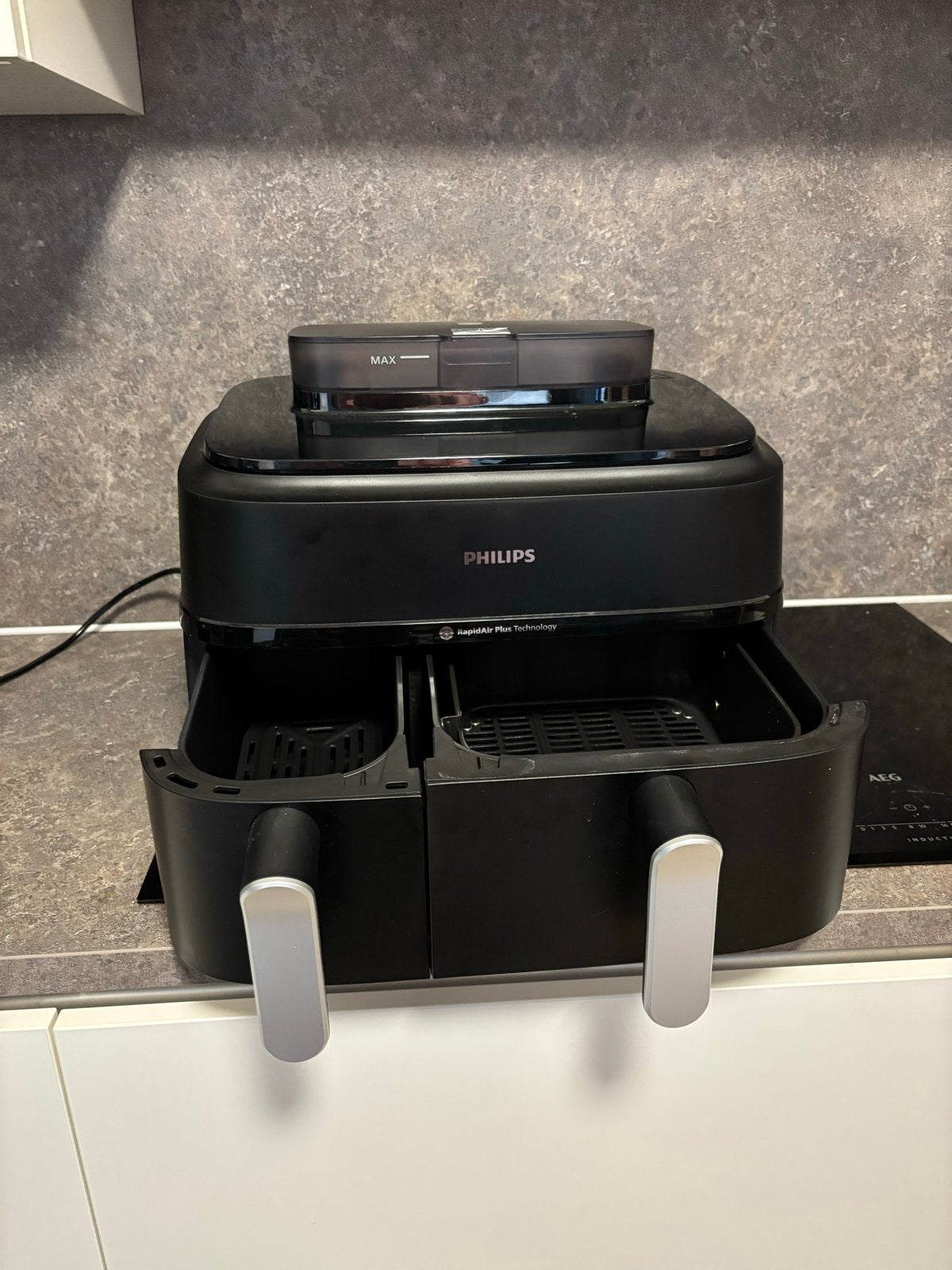 Philips Airfryer XXL - RapidAir Plus Technologie, Ophalen, Zo goed als nieuw, Airfryer XXL, 1500 gram of meer
