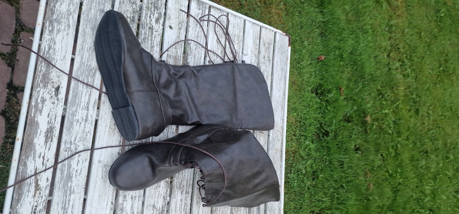 middeleeuwse laarzen/piratenlaarzen, Ophalen of Verzenden, Bruin, Boots