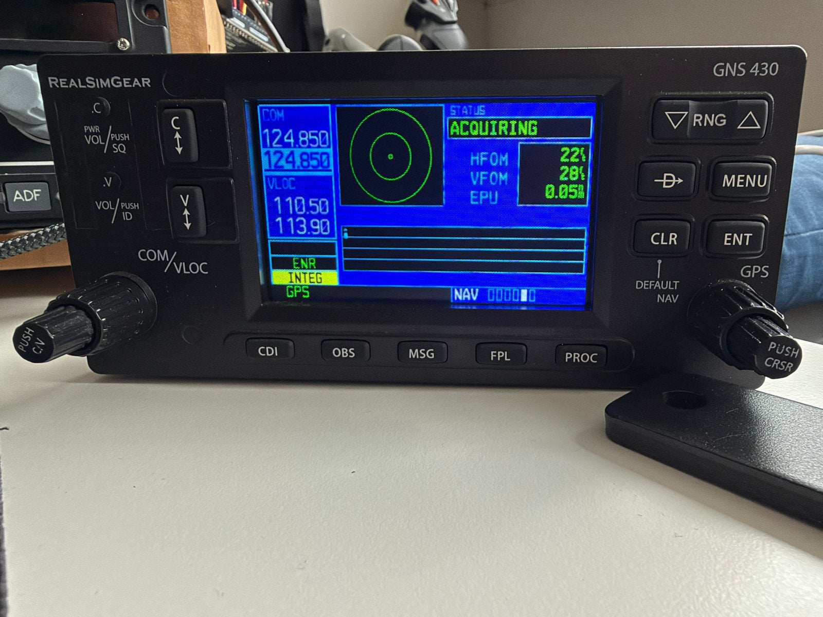 RealSimGear GNS430 Flight Simulator Controller, Ophalen of Verzenden, Zo goed als nieuw