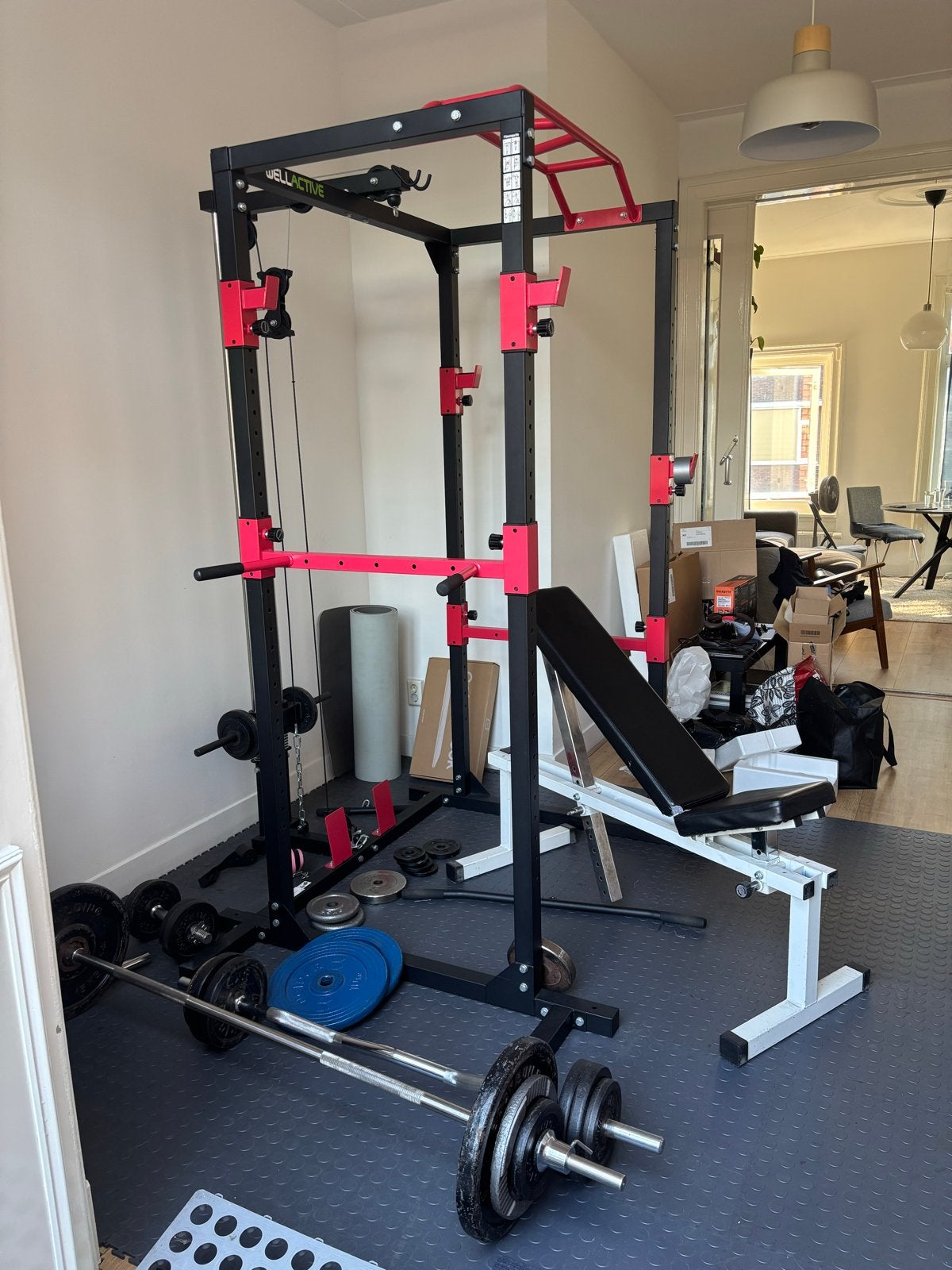 Complete thuis sportschool, Ophalen, Gebruikt, Armen, Overige typen