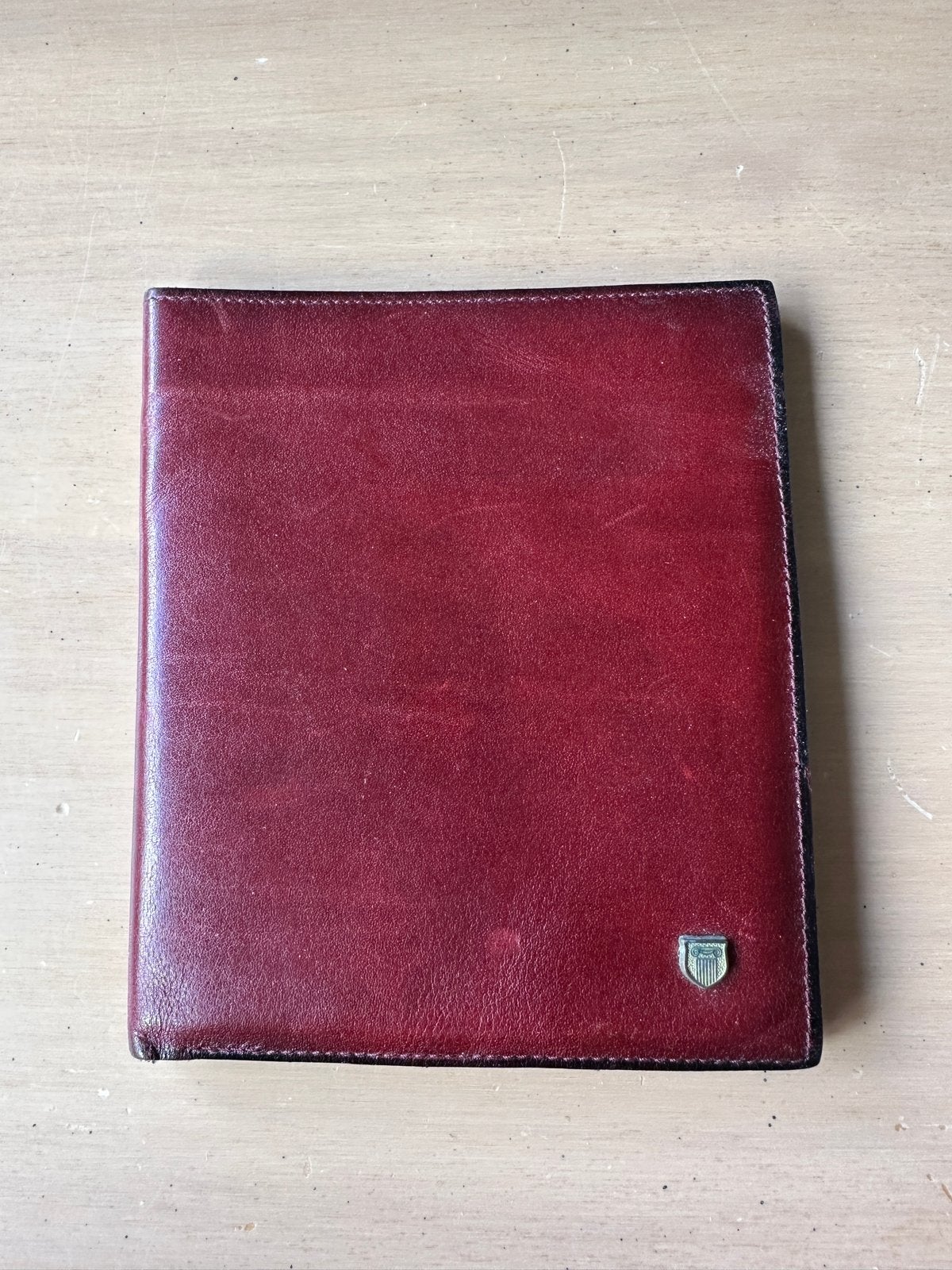 Roodbruine Leren Portemonnee, Overige merken, Gebruikt, Ophalen of Verzenden, Leer