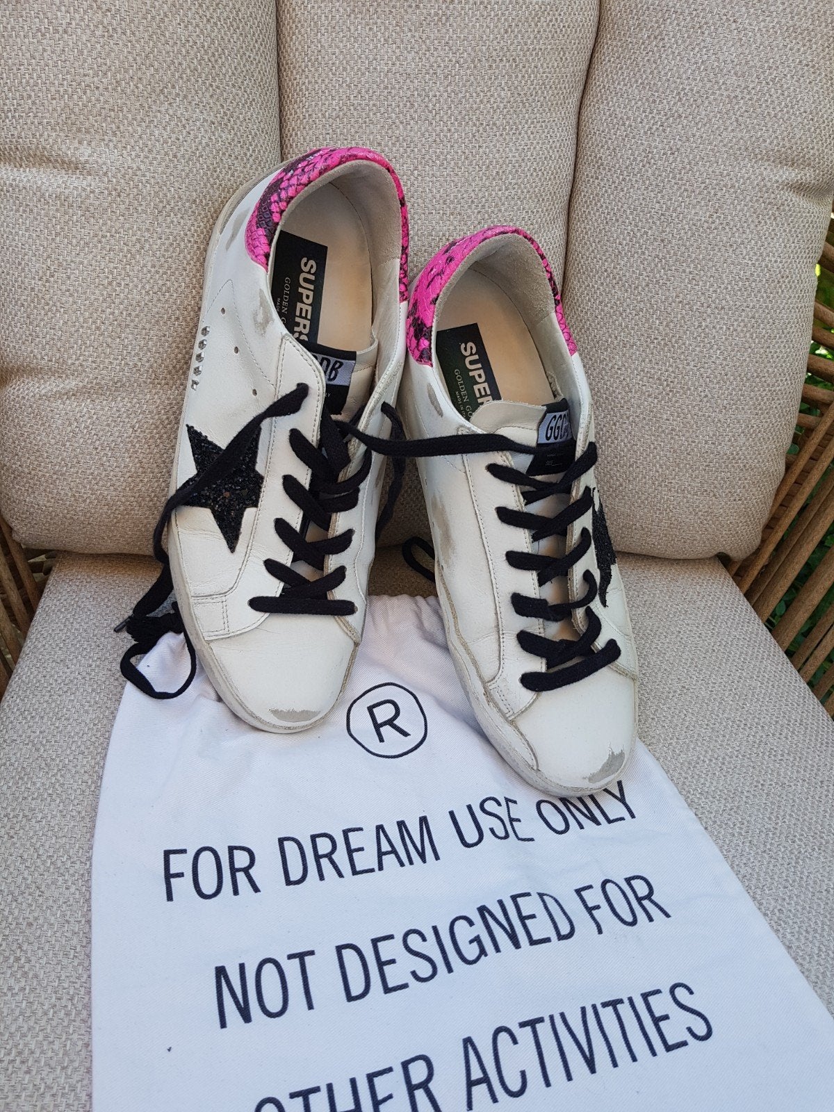 Golden Goose superstar sneakers maat 39, Ophalen of Verzenden, Zo goed als nieuw, Wit, Sneakers of Gympen