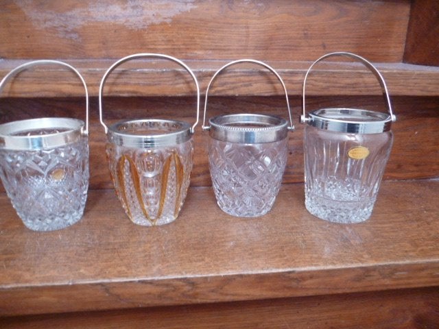 3 x kristallen ijsemmer, Ophalen of Verzenden