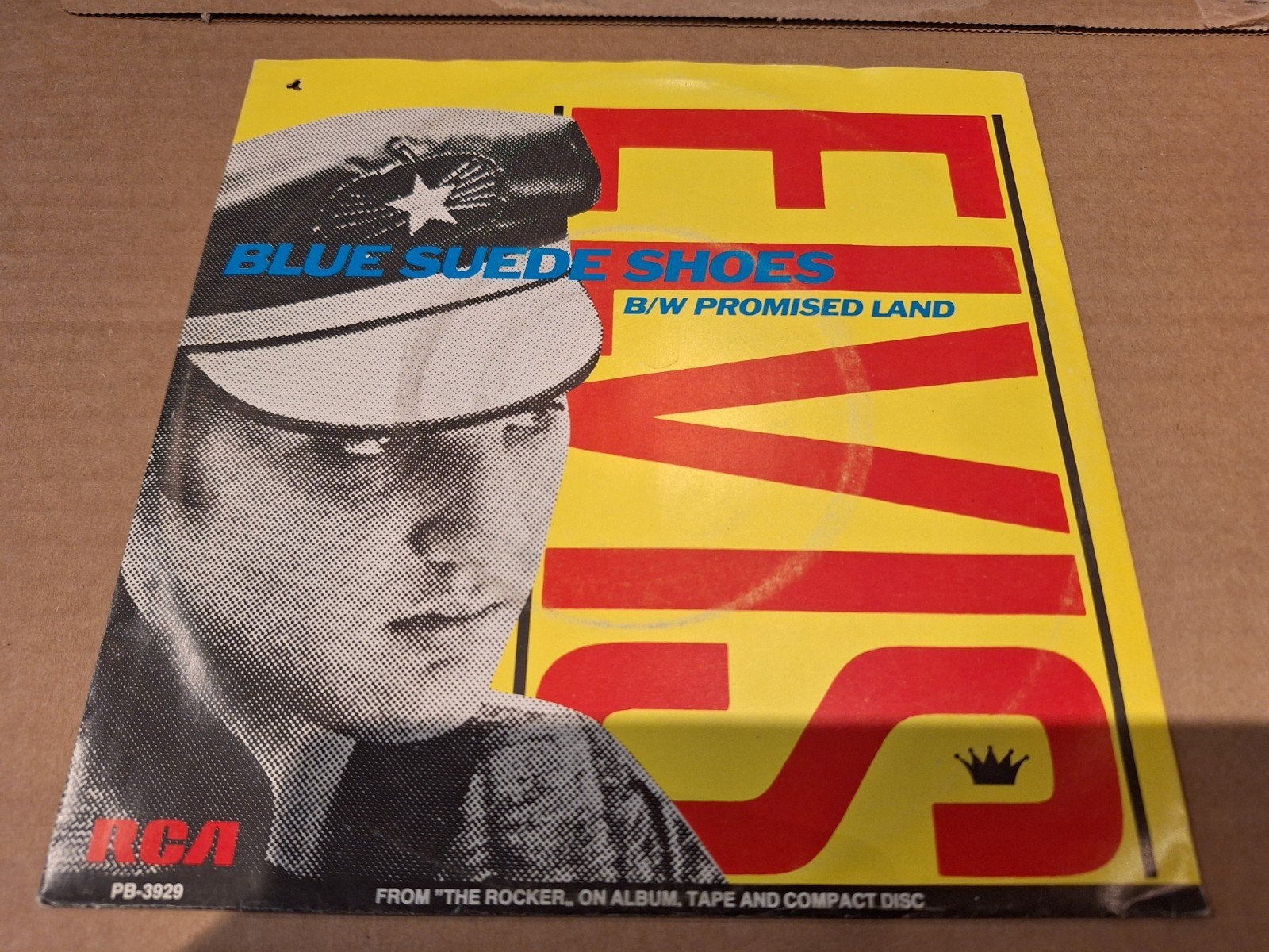 Elvis Presley - Blue Suede Shoes / Promised Land Single, Cd's en Dvd's, Fotohoes, Verzenden, Gebruikt, Pop