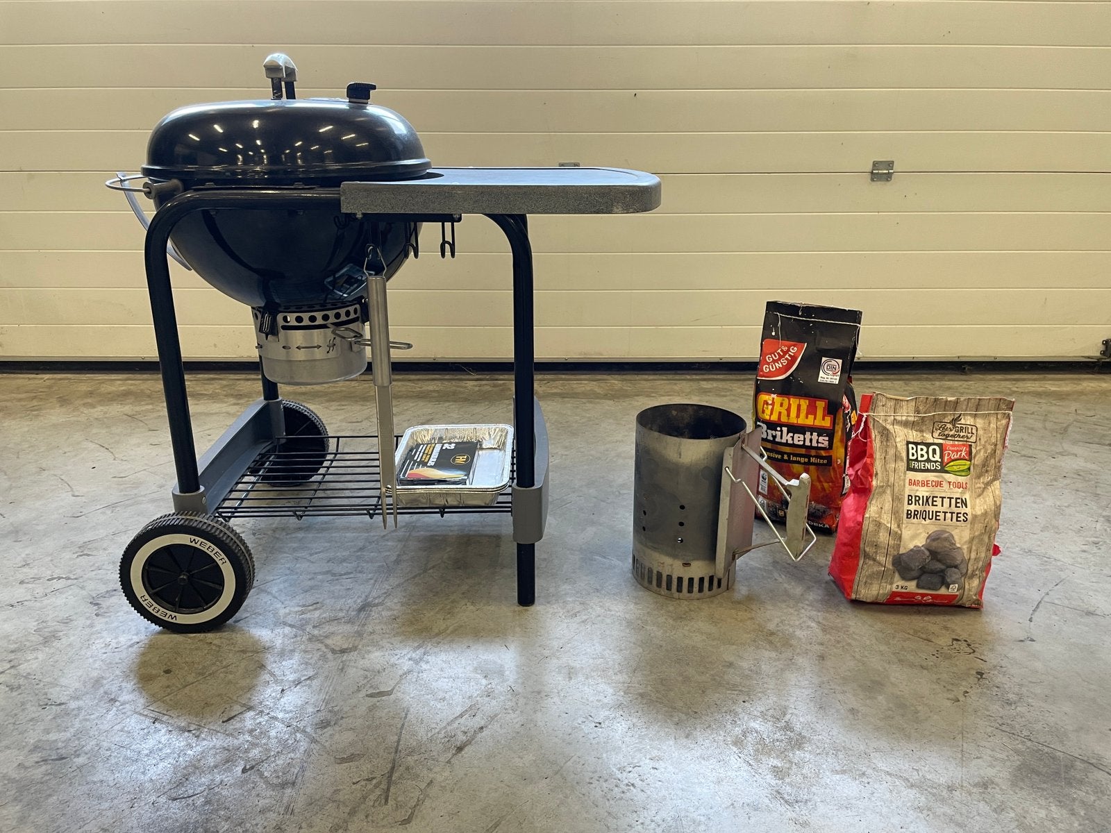 Weber bbq, Ophalen, Gebruikt