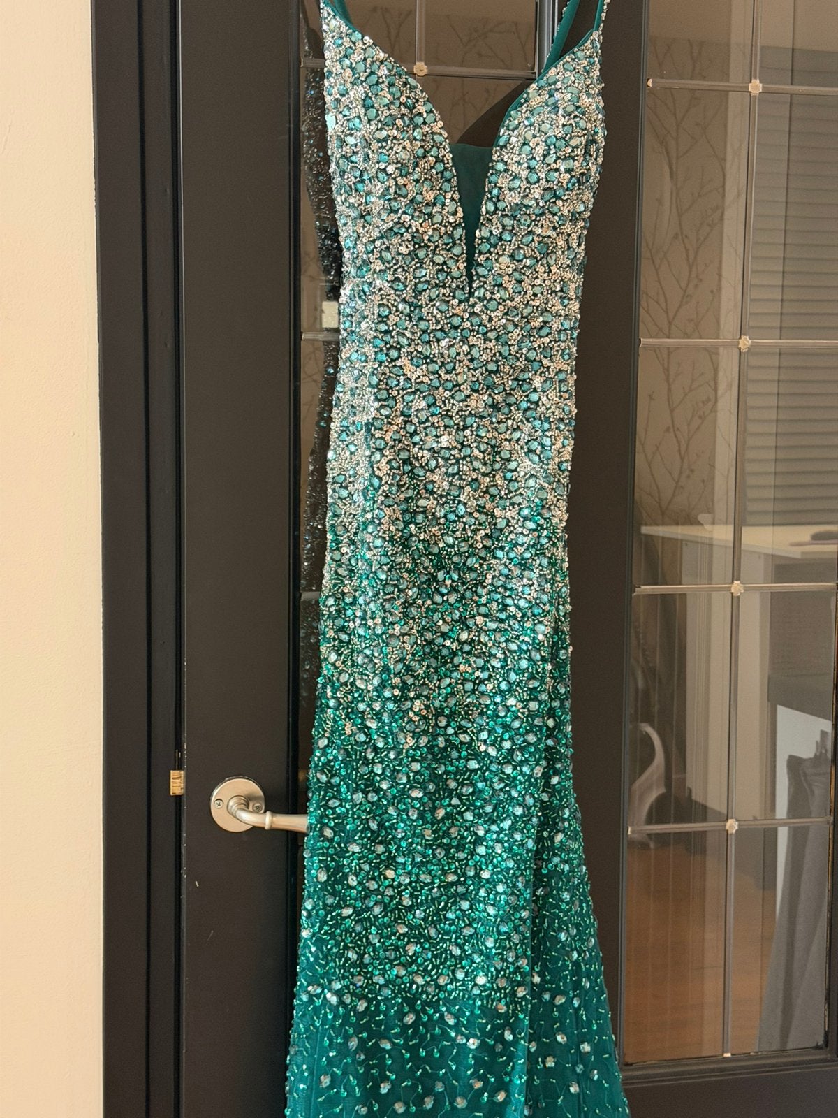 Avondjurk maat L, Kleding | Dames, Gelegenheidskleding, Galajurk, Maat 42/44 (L), Ophalen of Verzenden, Zo goed als nieuw