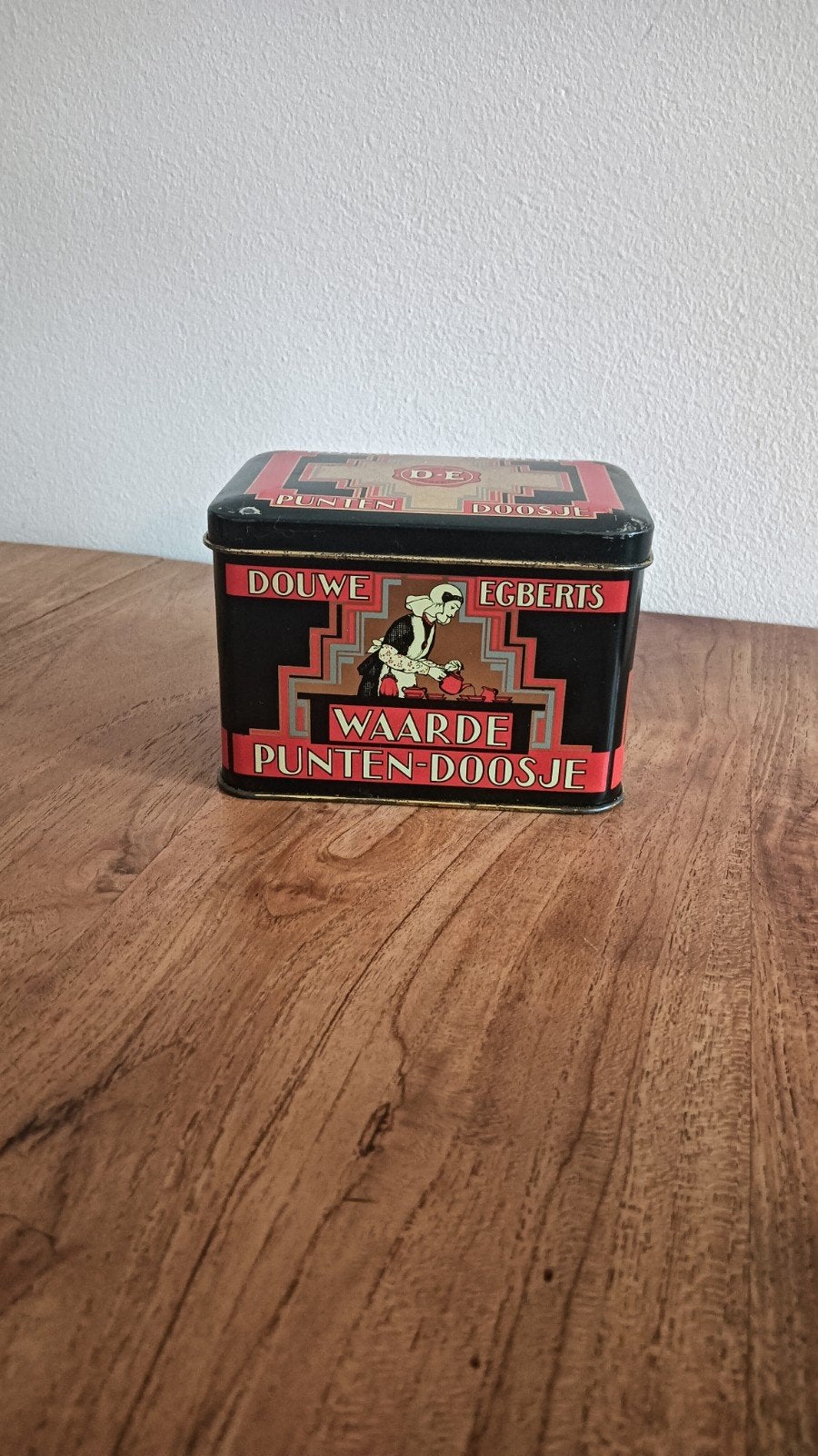 Vintage Douwe Egberts Waarde Punten Doosje Anno 1753, Ophalen, Gebruikt, Koffie, Douwe Egberts
