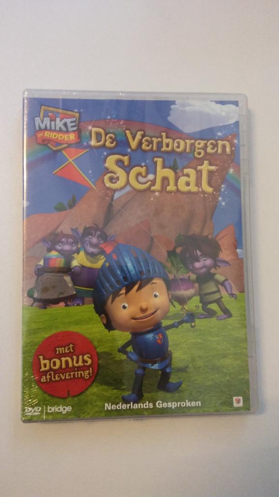 Mike de Ridder de verborgen schat tekenfilm dvd NIEUW SEAL, Alle leeftijden, Verzenden, Nieuw in verpakking, Overige soorten