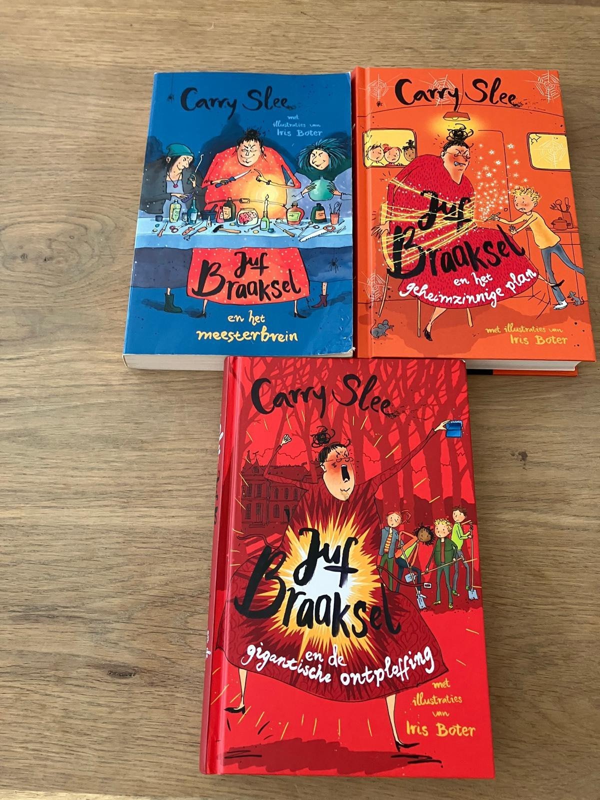 Juf Braaksel boeken (3 stuks), Boeken, Ophalen of Verzenden, Zo goed als nieuw, Carry Slee