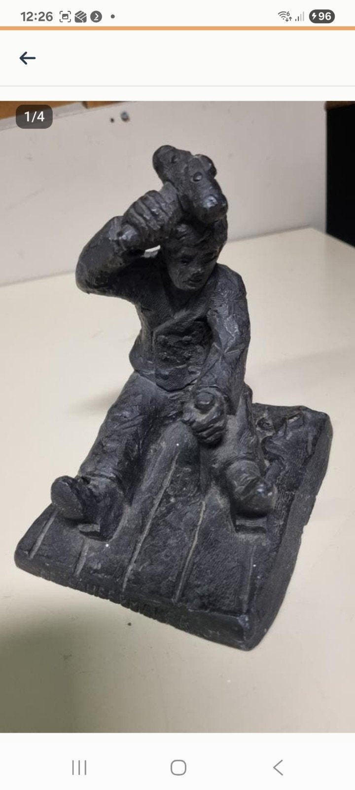 Beeldje 'De Schoemaker' - 18 cm hoog, Ophalen of Verzenden