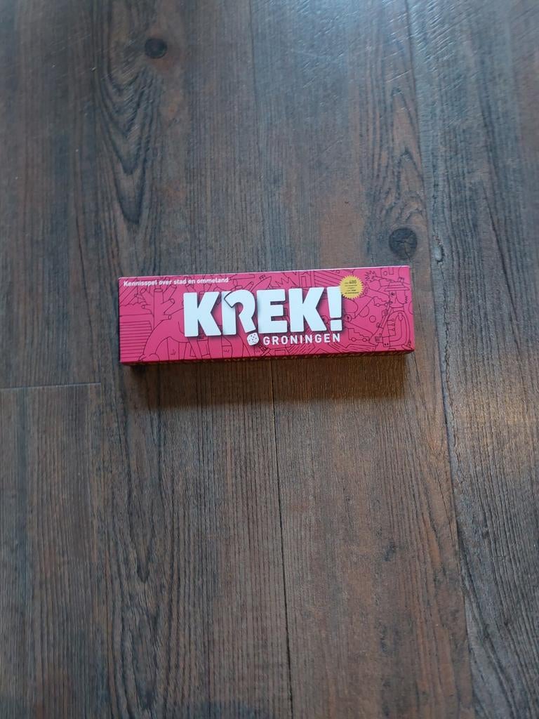 KREK! Groningen Kennisspel over stad en ommeland, Vijf spelers of meer, Ophalen of Verzenden, Zo goed als nieuw, Krek!