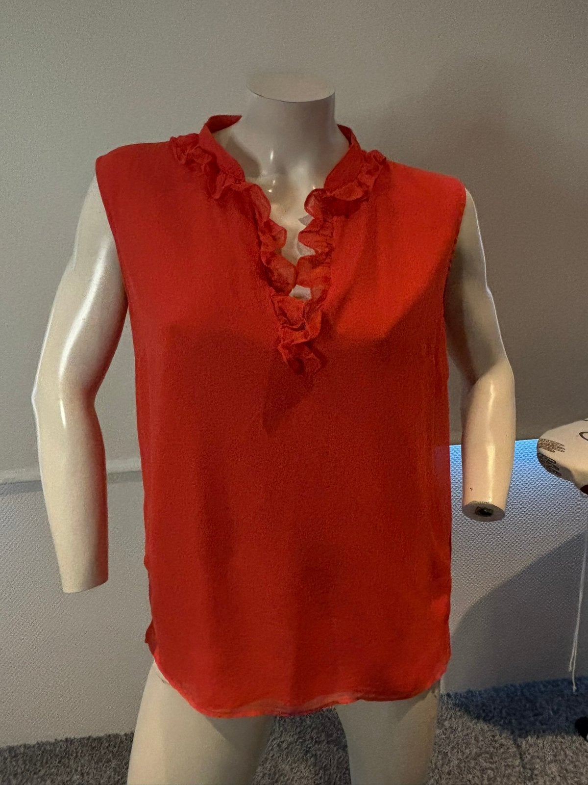 Liu jo tule blouse met roesjes maat it 42 nl 38, Maat 38/40 (M), ., Ophalen of Verzenden, Zo goed als nieuw