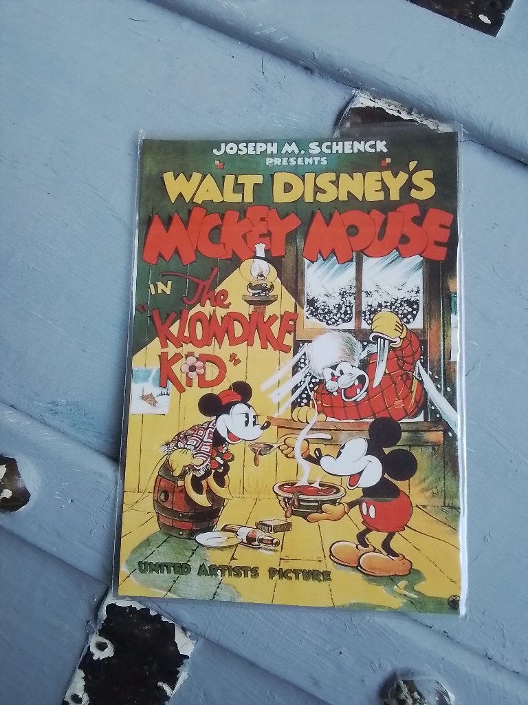 Ansichtkaart Disney, Verzamelen, Ophalen of Verzenden, Mickey Mouse, Nieuw, Plaatje of Poster