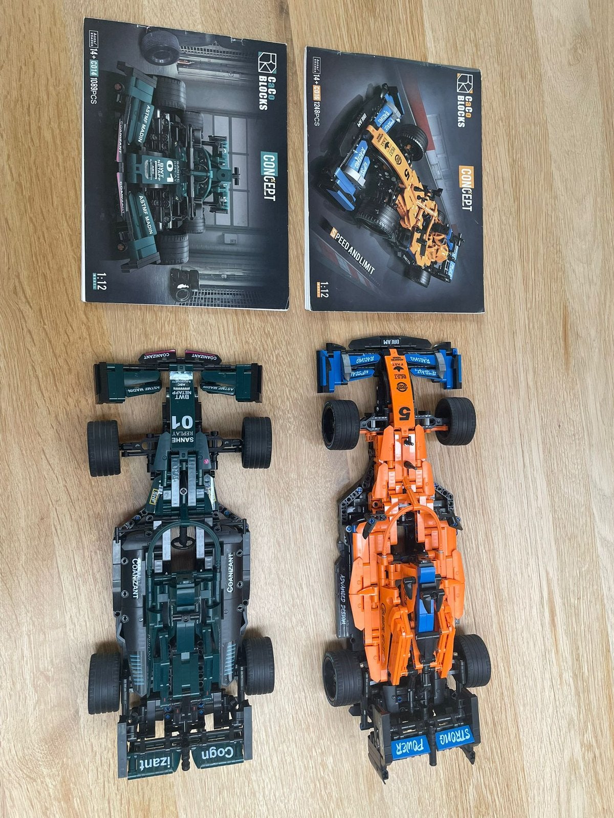 2x formule 1 auto, geen Lego, Ophalen of Verzenden, Zo goed als nieuw