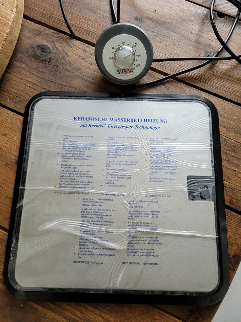 Sigma Verwarmingselement waterbed (2 pers.), Ophalen, Eenpersoons