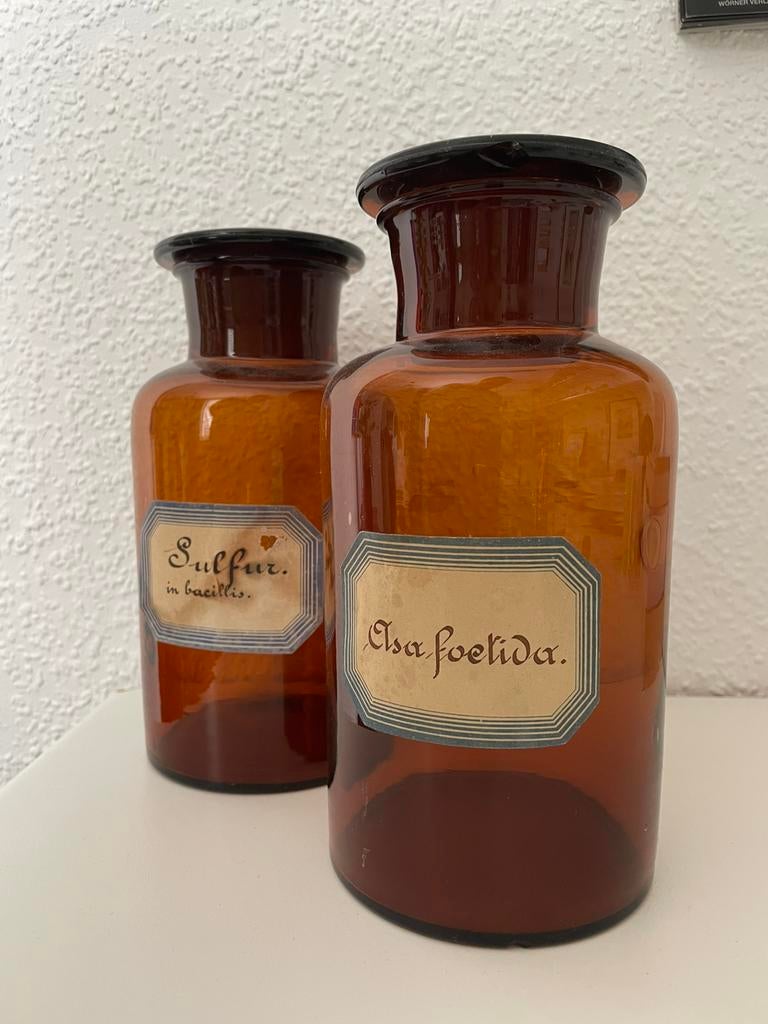 Oude apothekerspotten. Apotheek potten, Ophalen, Zo goed als nieuw, Overige kleuren, Minder dan 50 cm