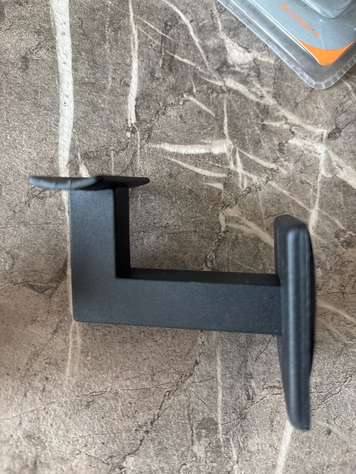 Zwarte metalen trapleuninghouders, Ophalen, Zo goed als nieuw