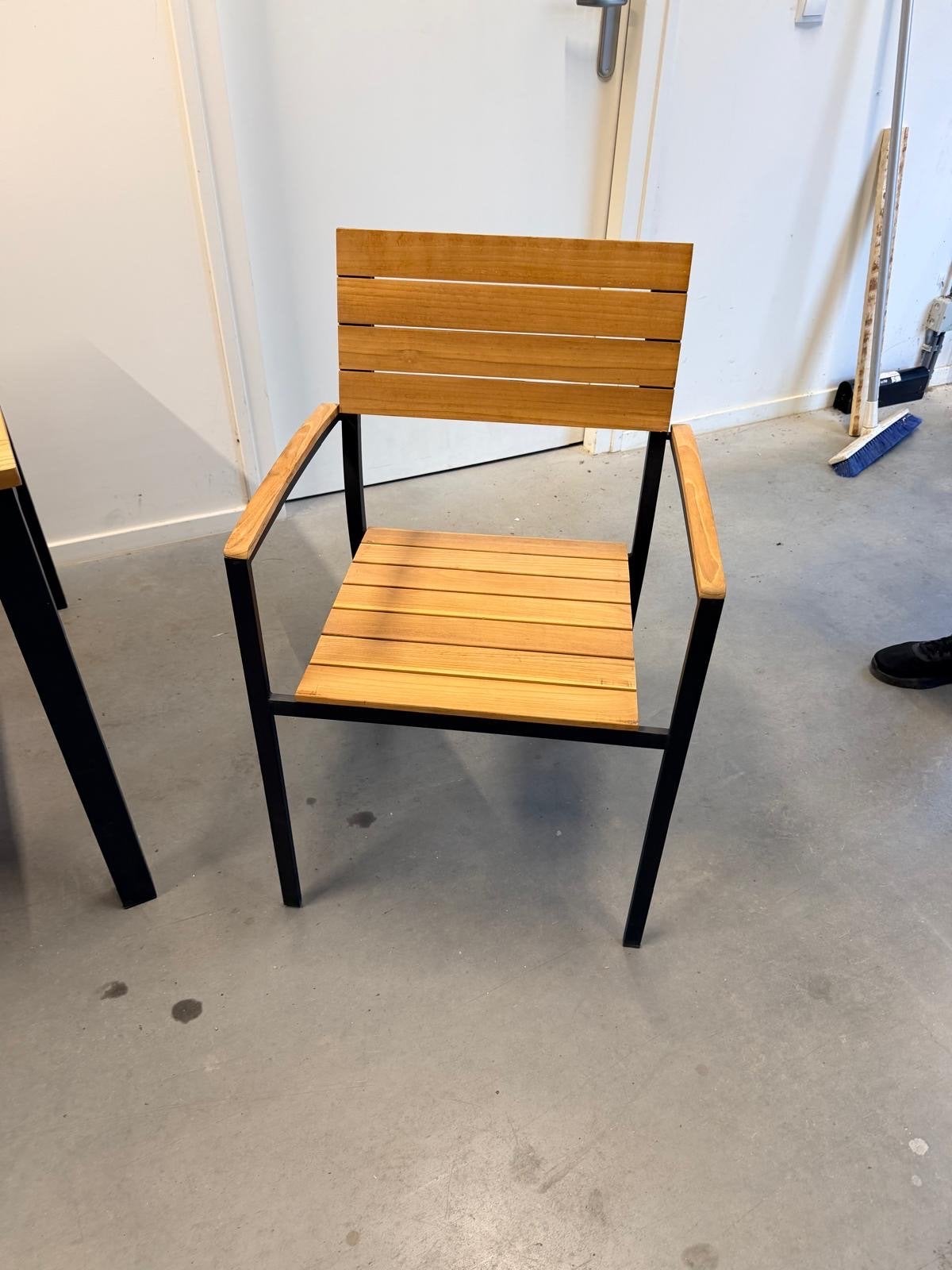 Tuinset: Tafel (90x90x75H) met 2 stoelen, Eettafel, Nieuw, Nvt, Tuinset