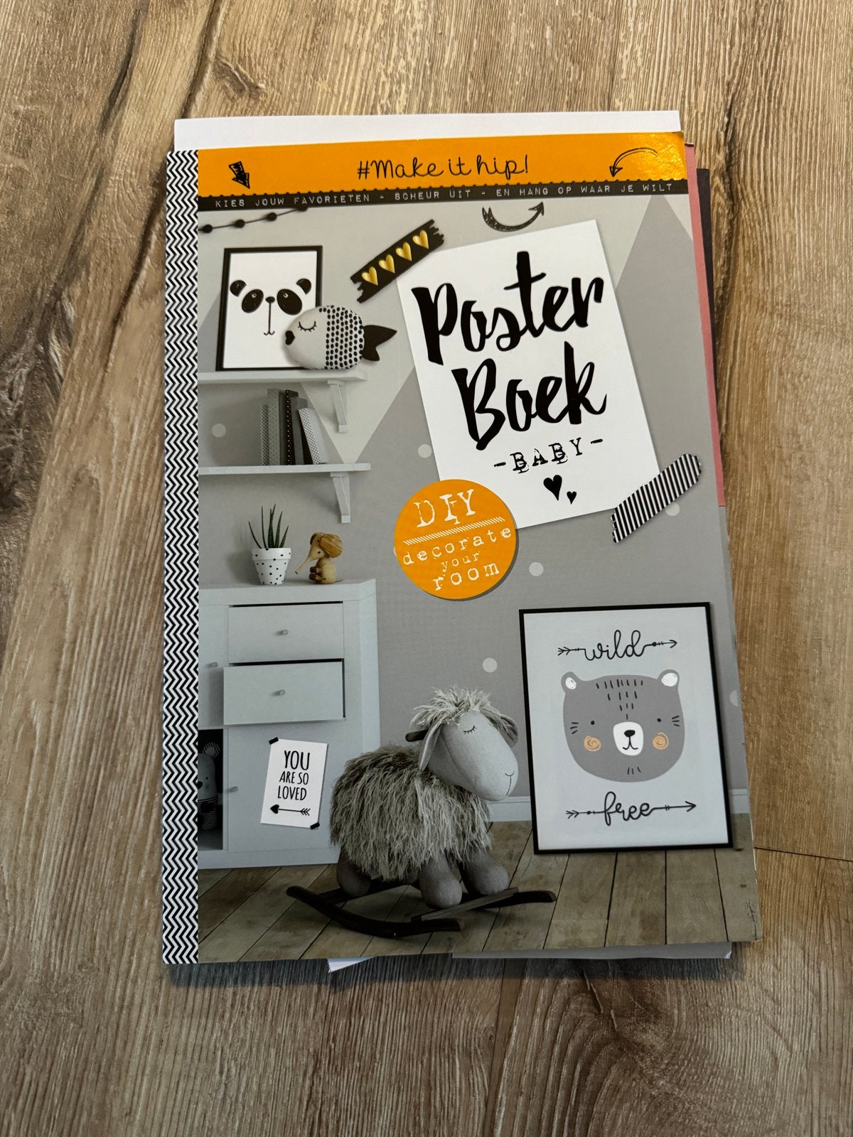 Posterboek Baby DIY - Versier je kamer, Boeken, Ophalen of Verzenden, Nieuw, Uitklap-, Voel- of Ontdekboek, 0 tot 6 maanden