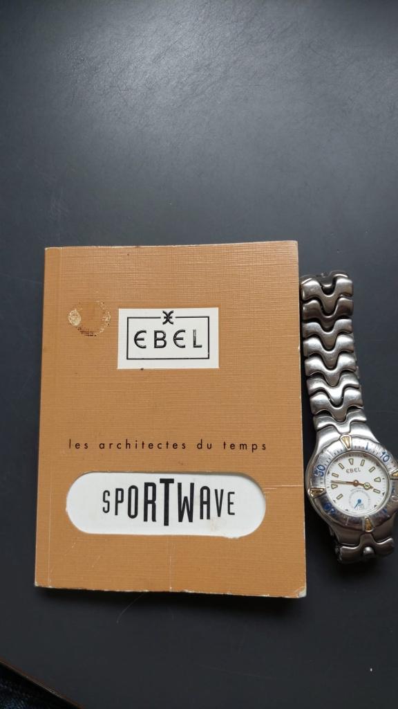 Dames horloge EBEL SPORTWAVE Vintage 2000s, Overige merken, Staal, Gebruikt, Staal