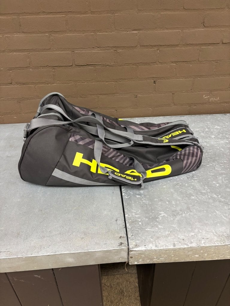 HEAD tennistas - Grijs met geel, Ophalen, Gebruikt, Tas, Head