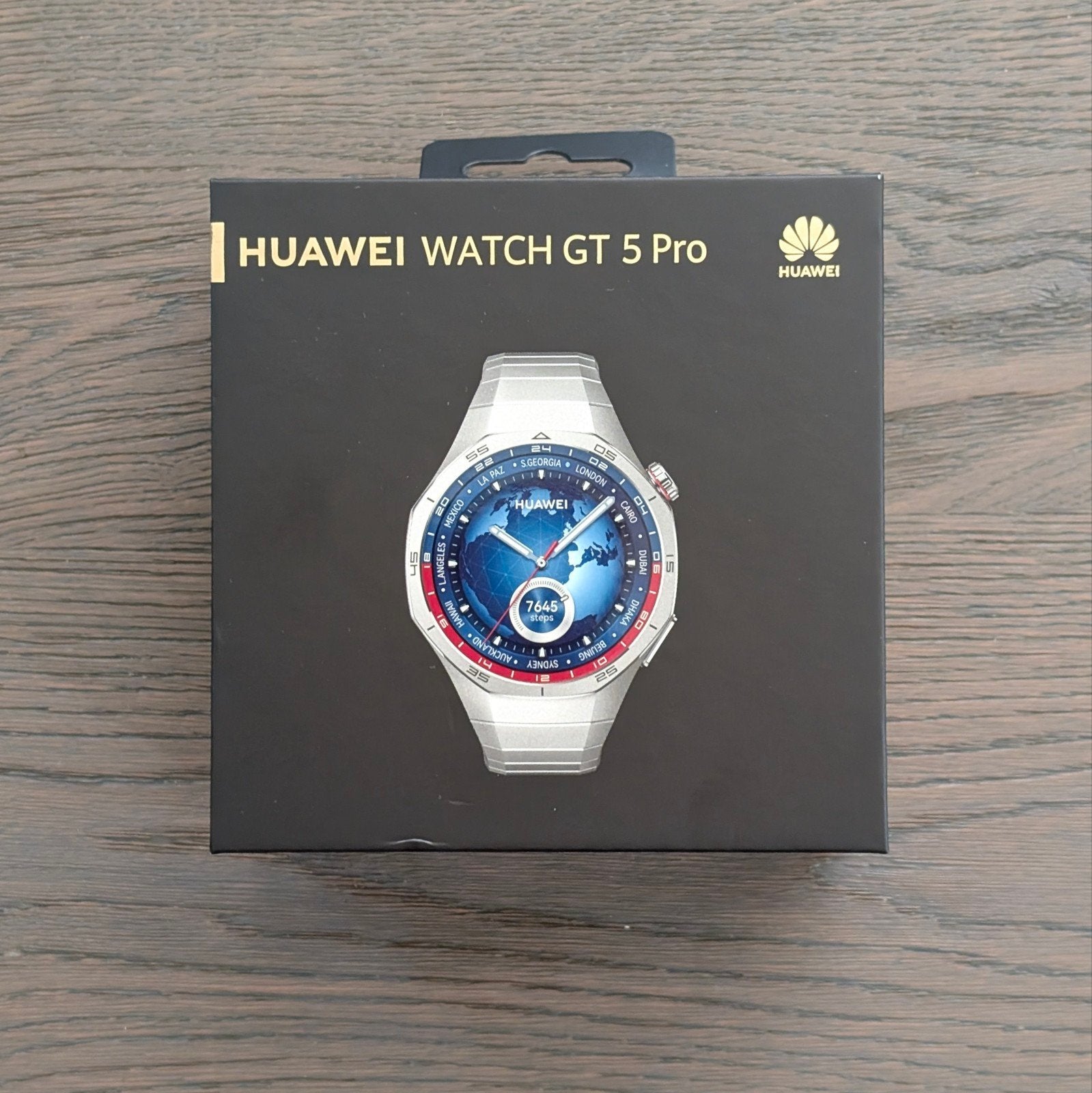 Huawei Watch GT 5 Pro - 46mm - Titanium, Sieraden, Tassen en Uiterlijk, Smartwatches, Gebruikt, Ophalen of Verzenden, Huawei Watch GT 5 Pro