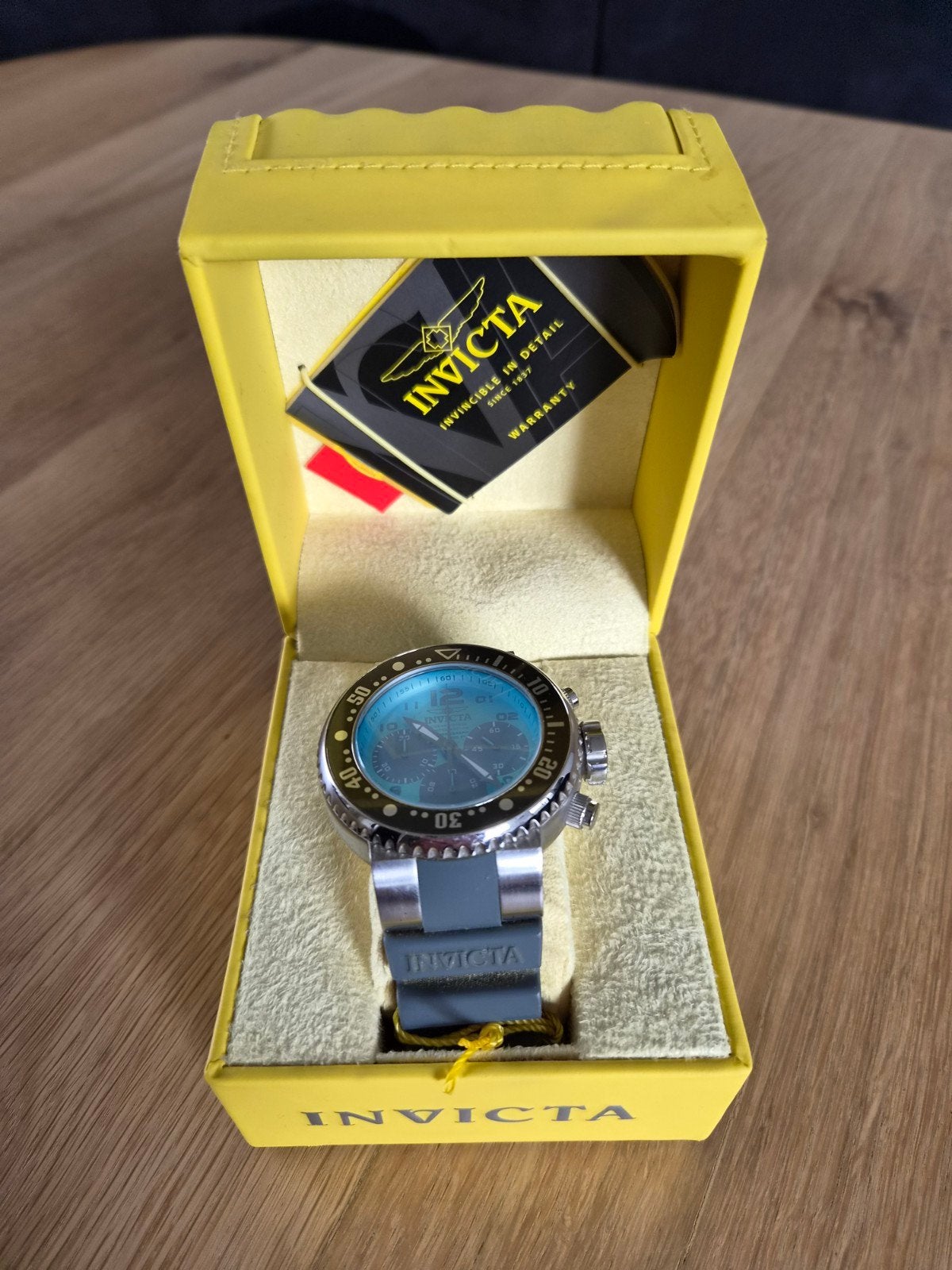Invicta Pro Diver Herenhorloge - Zo goed als nieuw, Overige merken, Staal, Polshorloge, Kunststof