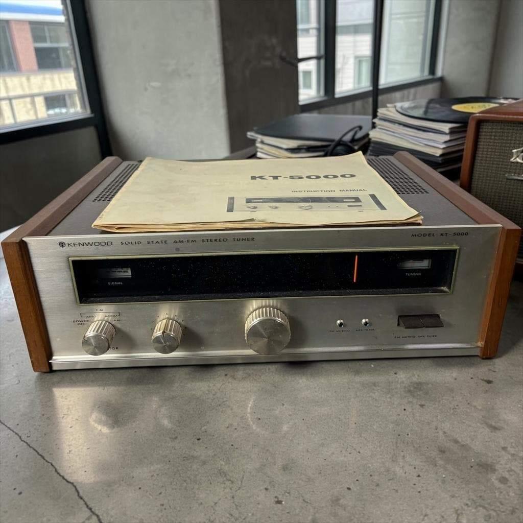 Vintage stereo tuner : KENWOOD  kt5000, Ophalen, Minder dan 60 watt, Front, Rear of Stereo speakers, Overige merken