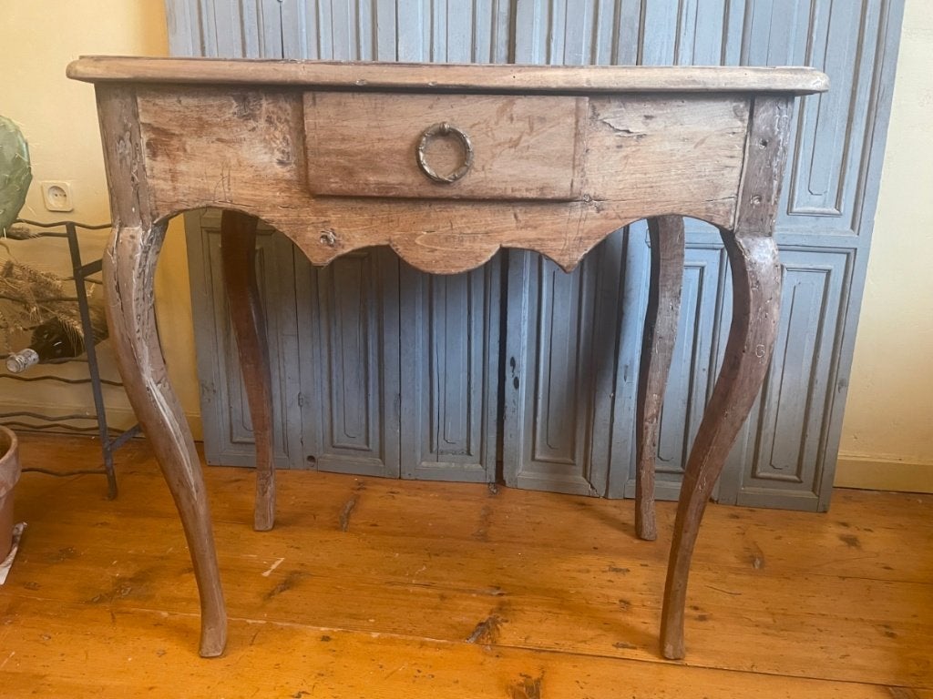 18e eeuw Tafeltje Bijzettafel Louis VX Frans antiek kersen, Ophalen