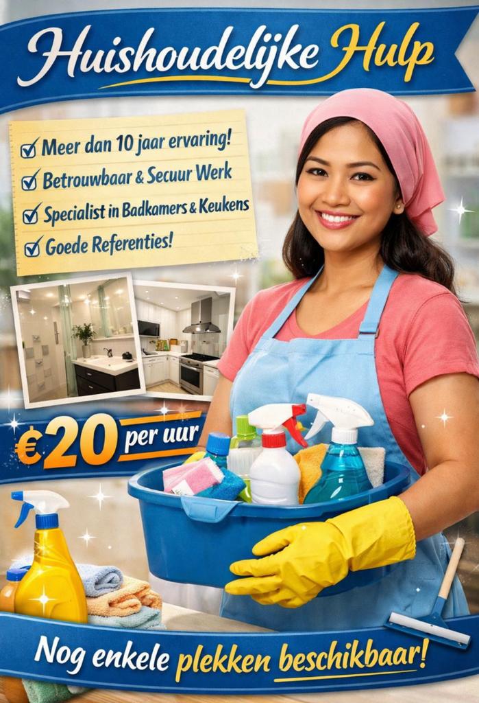 Huishoudelijke hulp, Ophalen of Verzenden, Nieuw