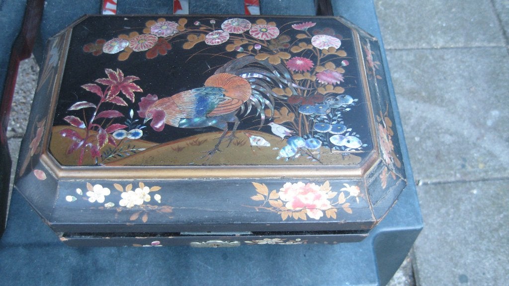 Japans lakwerk kistje, Antiek en Kunst, Ophalen