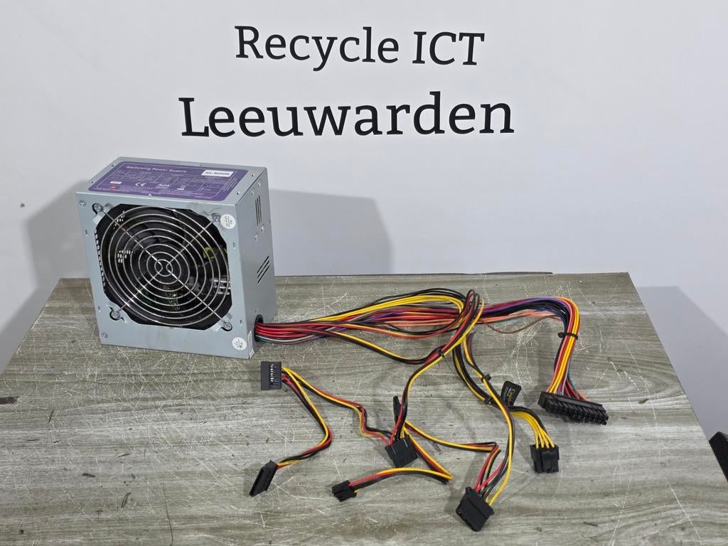 Switching power supply 500w max voeding psu sl-500k, Computers en Software, Interne voedingen, Gebruikt, Ophalen of Verzenden