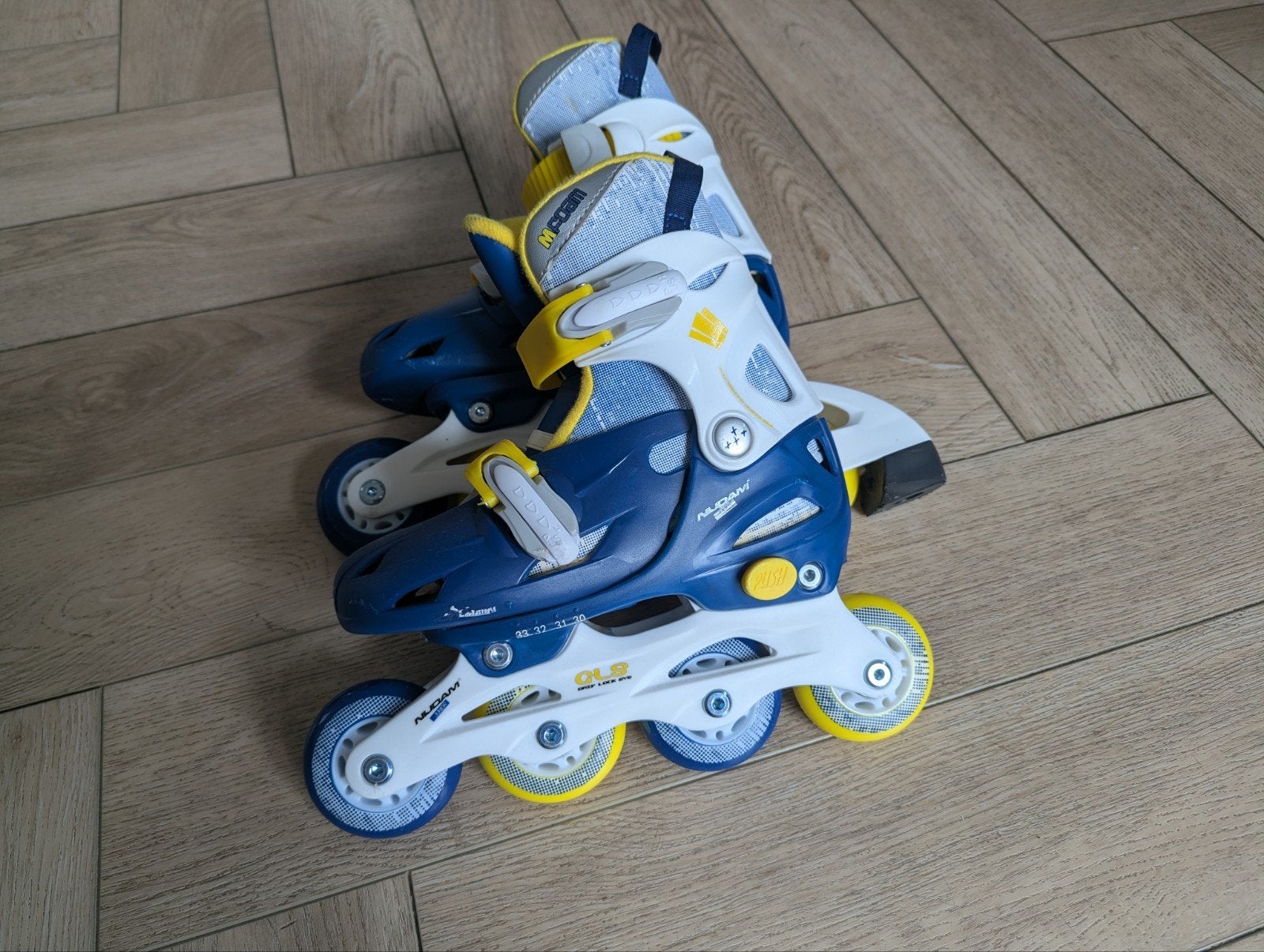 Nijdam meegroei skates mt 30-33 zgan, Verstelbaar, Kinderen, Zo goed als nieuw, Ophalen