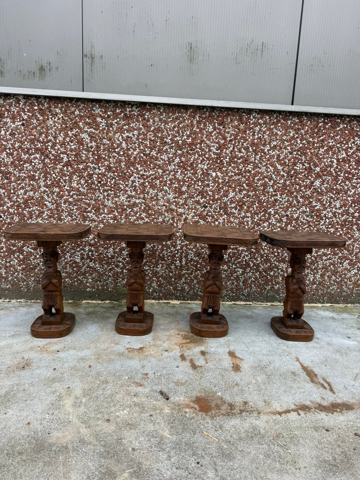 krukjes hout gesneden, Antiek en Kunst, Ophalen