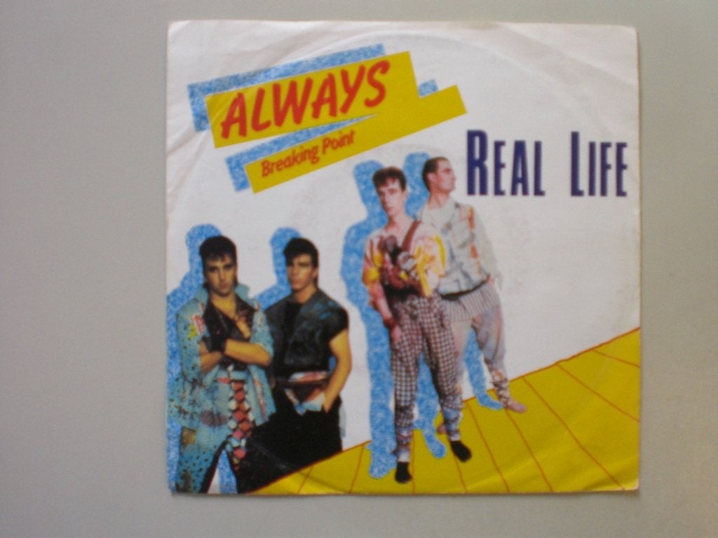 REAL LIFE - always - vinyl 7", Gebruikt, 7 inch, Ophalen of Verzenden, Pop