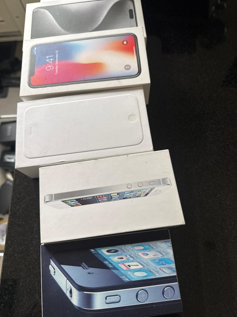 Diverse iPhone modellen - Lege dozen, Ophalen of Verzenden, Gebruikt, Zwart, Overige modellen