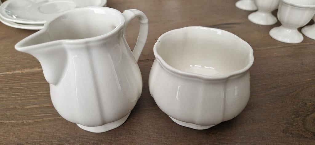 Villeroy & Boch Manoir Melkkan en Suikerpot, Overige typen, Ophalen of Verzenden, Zo goed als nieuw, Overige stijlen