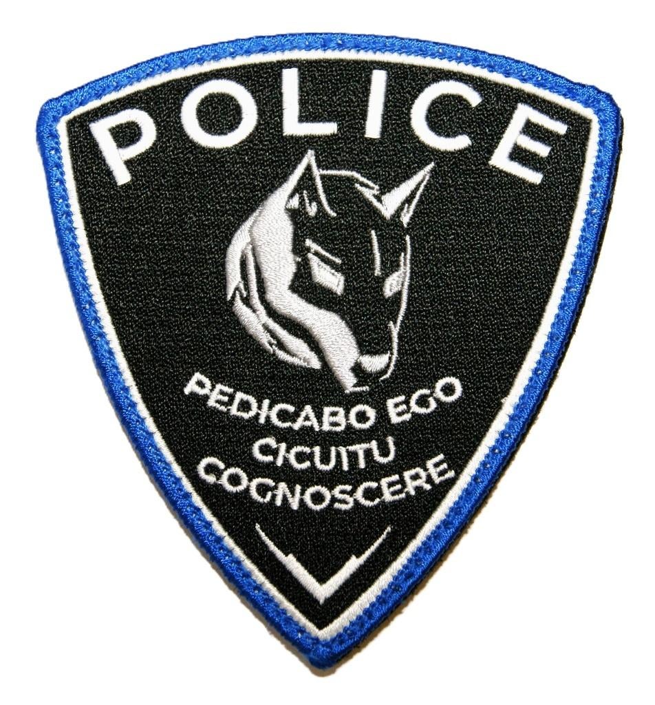 Patch / Embleem Police K9 onbekend, Ophalen of Verzenden, Marechaussee, Overige gebieden, Embleem of Badge