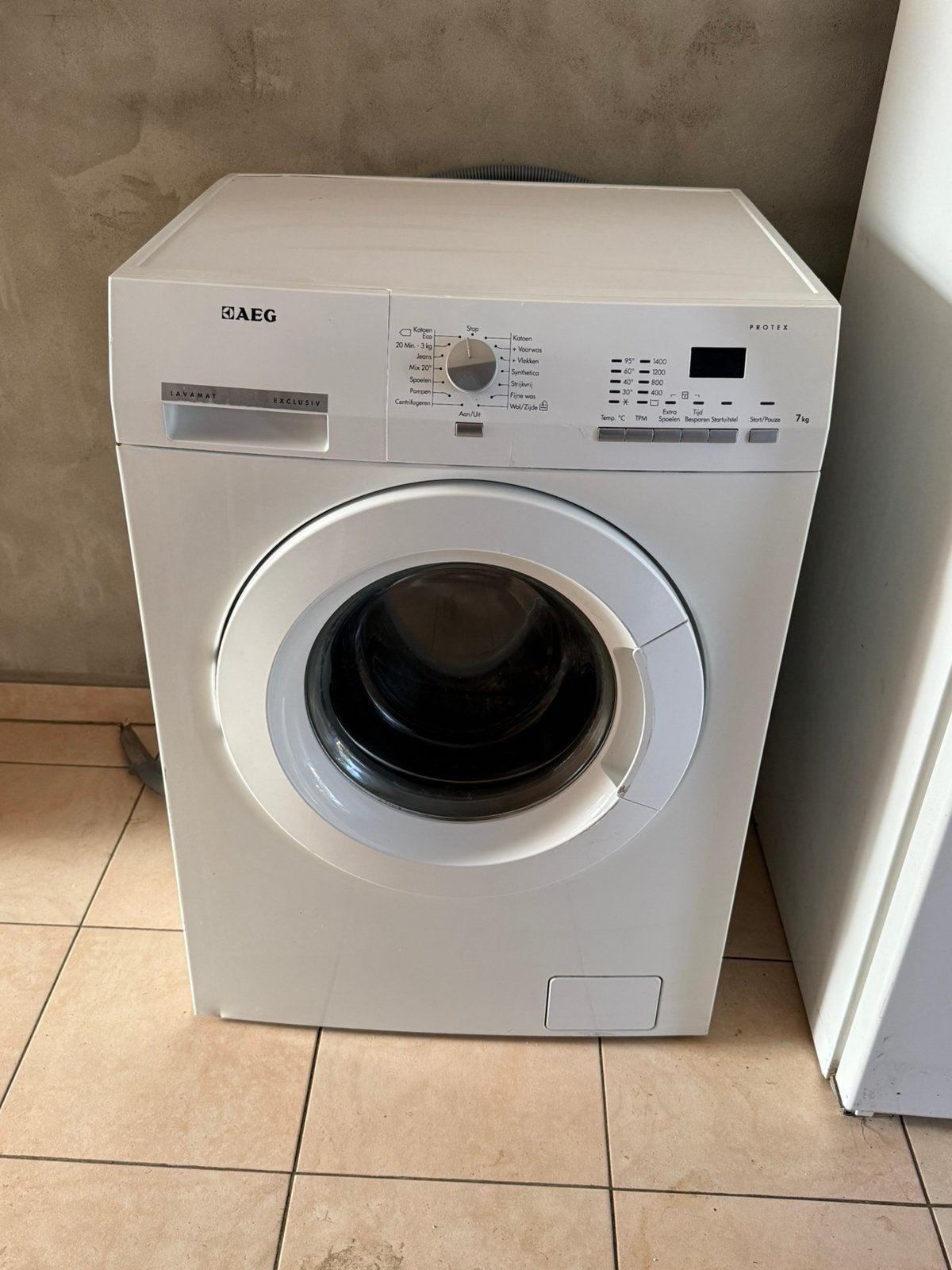 AEG Lavamat Exclusiv Protex 7kg wasmachine A+++, Ophalen of Verzenden, Zo goed als nieuw, 85 tot 90 cm, 1200 tot 1600 toeren