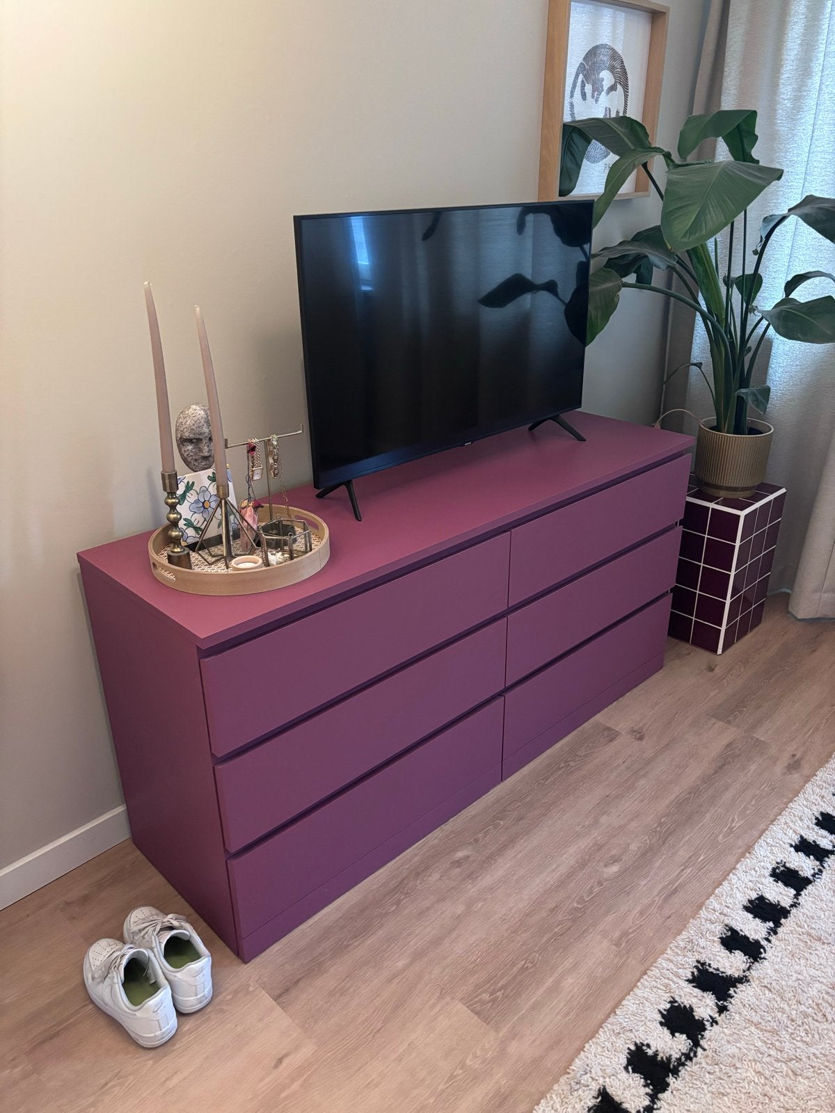 Ikea Malm ladekast, Huis en Inrichting, Ophalen, Overige materialen, 150 tot 200 cm, Zo goed als nieuw