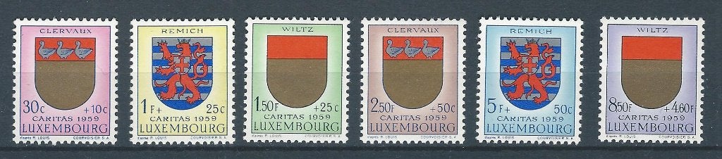 5520 – Luxemburg – Mi Nr 612-617 (postfris), Ophalen of Verzenden, Luxemburg, Postfris